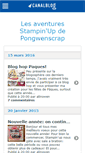 Mobile Screenshot of pongwenscrapsu.canalblog.com