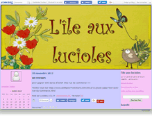 Tablet Screenshot of ileauxlucioles.canalblog.com