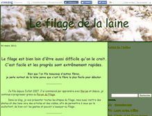 Tablet Screenshot of filagedelalaine.canalblog.com