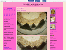 Tablet Screenshot of cuisineenpartage.canalblog.com