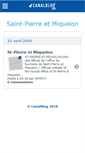 Mobile Screenshot of miquelon.canalblog.com