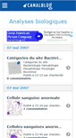 Mobile Screenshot of analysesbio.canalblog.com