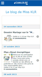 Mobile Screenshot of missklr.canalblog.com