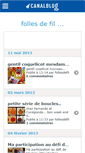 Mobile Screenshot of follesdefil.canalblog.com