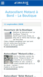 Mobile Screenshot of motardabord.canalblog.com