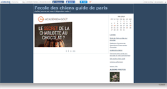 Desktop Screenshot of chienguideparis.canalblog.com
