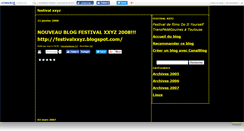 Desktop Screenshot of festivalxxyz.canalblog.com