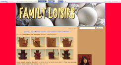 Desktop Screenshot of familyloisirs.canalblog.com