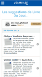 Mobile Screenshot of livredujour.canalblog.com