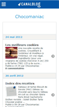 Mobile Screenshot of chocomaniac.canalblog.com