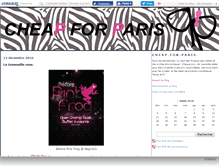 Tablet Screenshot of cheapforparis.canalblog.com