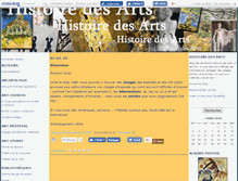 Tablet Screenshot of histoiredesarts.canalblog.com