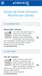 Mobile Screenshot of ecolefootgimont.canalblog.com
