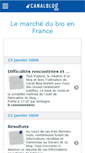 Mobile Screenshot of francebio.canalblog.com