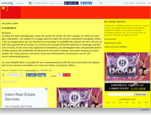 Tablet Screenshot of mychinaproject.canalblog.com