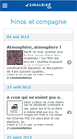Mobile Screenshot of minosetcompagnie.canalblog.com