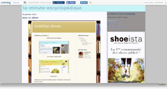 Desktop Screenshot of laminute.canalblog.com