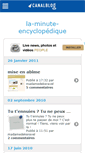 Mobile Screenshot of laminute.canalblog.com