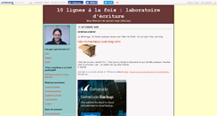 Desktop Screenshot of 10lignes.canalblog.com