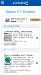 Mobile Screenshot of jeunesmrsoignies.canalblog.com