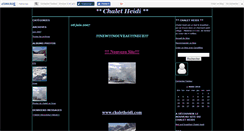 Desktop Screenshot of chaletheidi.canalblog.com