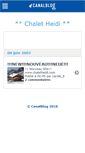 Mobile Screenshot of chaletheidi.canalblog.com