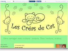 Tablet Screenshot of creationsdecat.canalblog.com