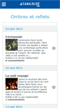 Mobile Screenshot of ombresetreflets.canalblog.com