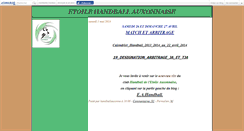 Desktop Screenshot of handballauxonne.canalblog.com