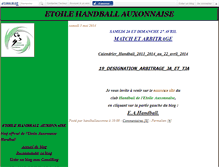 Tablet Screenshot of handballauxonne.canalblog.com