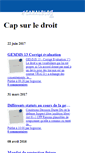 Mobile Screenshot of capsurledroit.canalblog.com