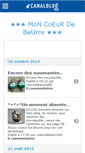 Mobile Screenshot of coeurdebeurre88.canalblog.com