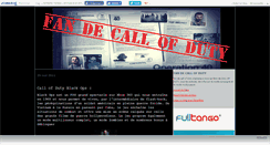 Desktop Screenshot of fandecallofduty.canalblog.com