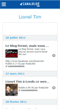 Mobile Screenshot of lioneltim.canalblog.com