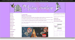 Desktop Screenshot of myrinecreations.canalblog.com