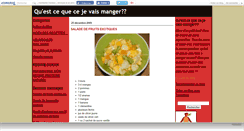 Desktop Screenshot of kescekejevmanger.canalblog.com