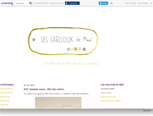 Tablet Screenshot of lescaillouxdemae.canalblog.com