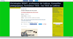 Desktop Screenshot of cjegat.canalblog.com