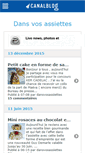 Mobile Screenshot of dansvosassiettes.canalblog.com