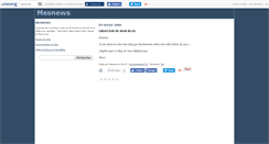 Desktop Screenshot of mesnews.canalblog.com