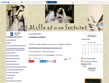 Tablet Screenshot of millelectures.canalblog.com