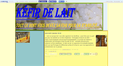 Desktop Screenshot of kefirdelait.canalblog.com
