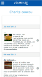 Mobile Screenshot of chantecoucou.canalblog.com