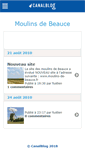 Mobile Screenshot of moulinsdebeauce.canalblog.com