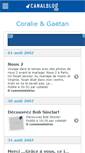 Mobile Screenshot of coraliegaetan.canalblog.com