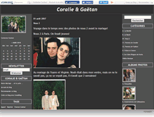 Tablet Screenshot of coraliegaetan.canalblog.com