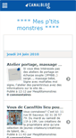 Mobile Screenshot of mesptitsmonstres.canalblog.com