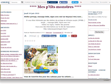 Tablet Screenshot of mesptitsmonstres.canalblog.com