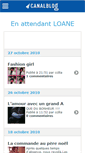 Mobile Screenshot of enattendantloane.canalblog.com