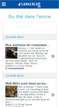 Mobile Screenshot of encreetthe.canalblog.com